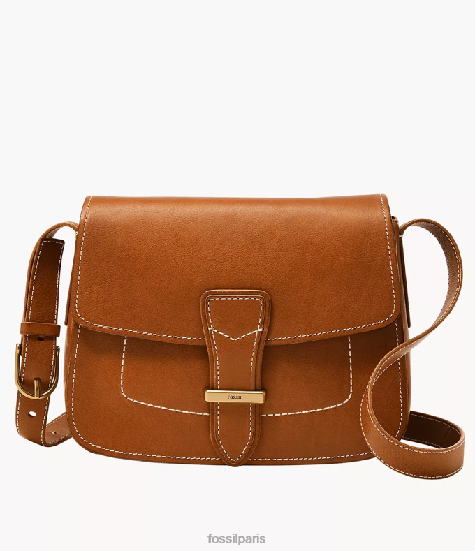 Fossil femmes Cognac sac à bandoulière à rabat tremont sac 0ZTD4284