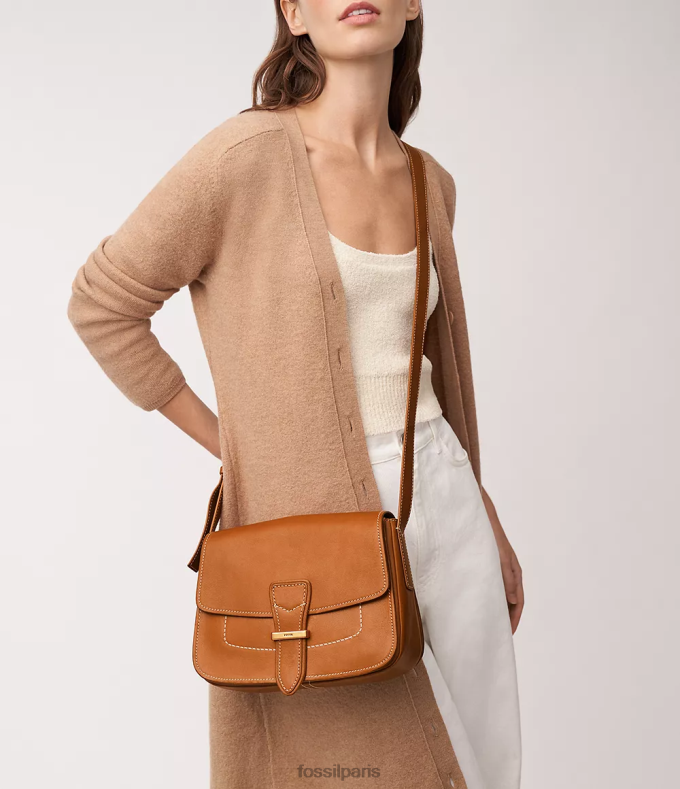 Fossil femmes Cognac sac à bandoulière à rabat tremont sac 0ZTD4284
