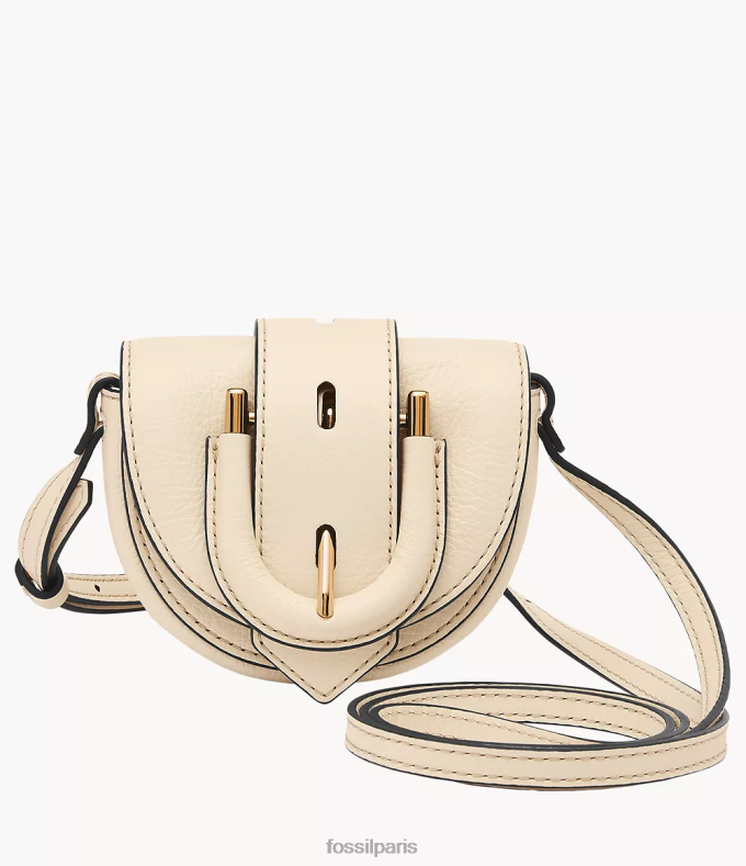 Fossil femmes blanc harwell sac à bandoulière à micro rabat sac 0ZTD4331