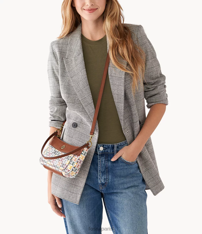 Fossil femmes blanc mini baguette skylar sac 0ZTD4622