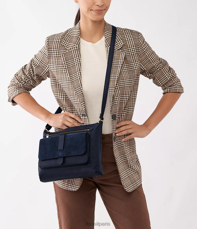 Fossil femmes bleu sac à bandoulière Kinley sac 0ZTD4729