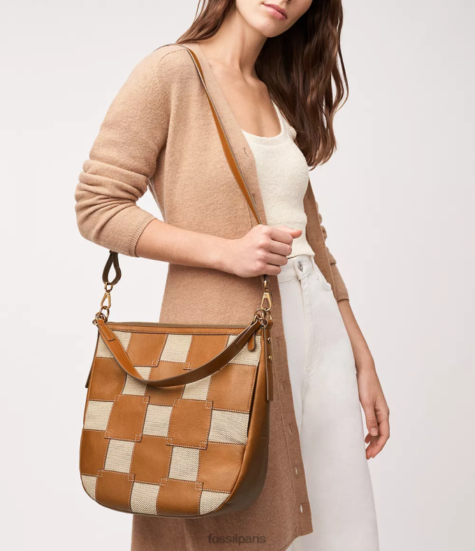 Fossil femmes brun clair jolie clocharde sac 0ZTD4372