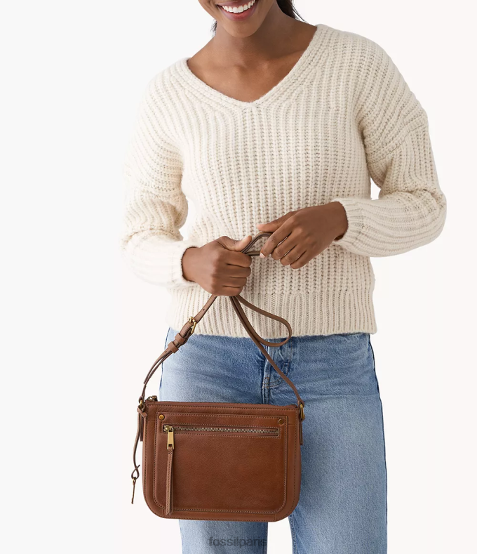 Fossil femmes brun sac à bandoulière farrah sac 0ZTD4626