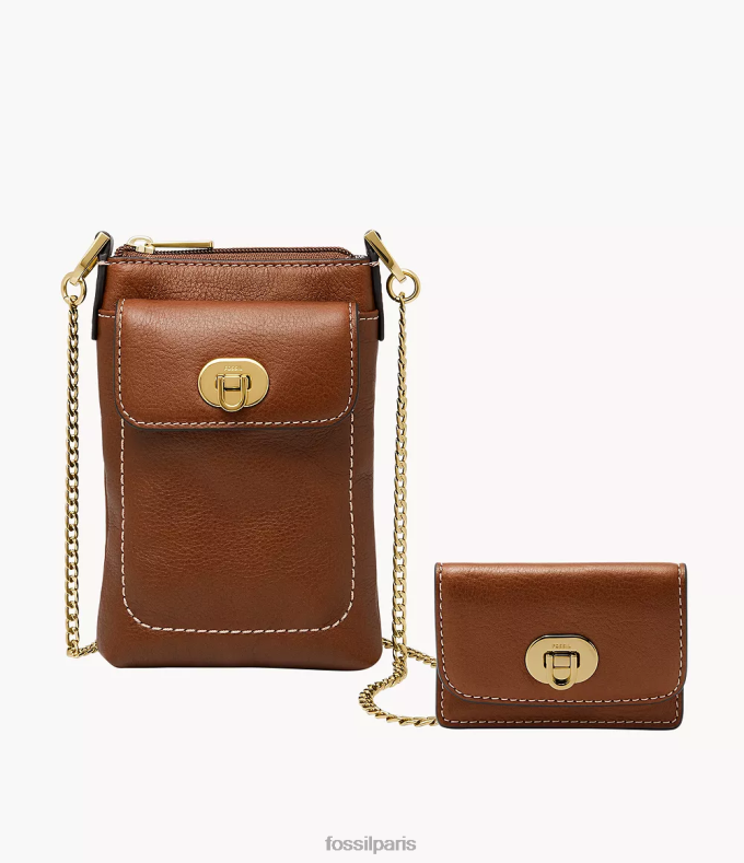 Fossil femmes brun sac à bandoulière harper sac 0ZTD41971