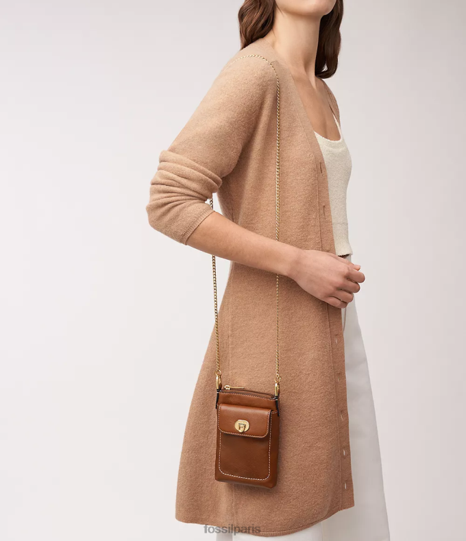 Fossil femmes brun sac à bandoulière harper sac 0ZTD41971