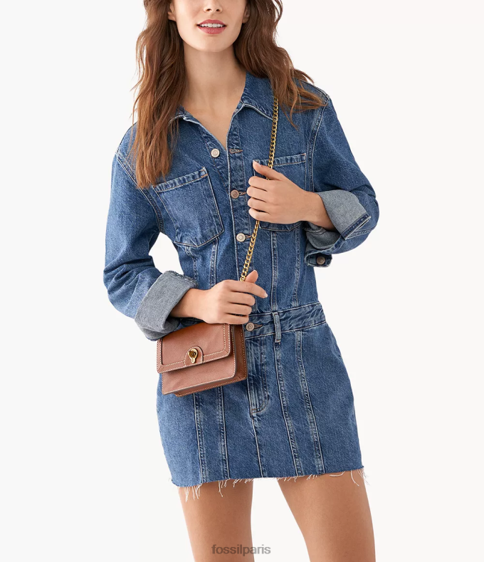 Fossil femmes brun sac à bandoulière portefeuille ainsley sac 0ZTD4871