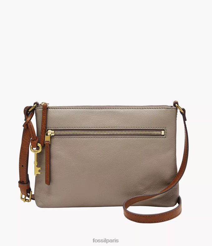 Fossil femmes gris fiona petit sac à bandoulière e/w sac 0ZTD4666