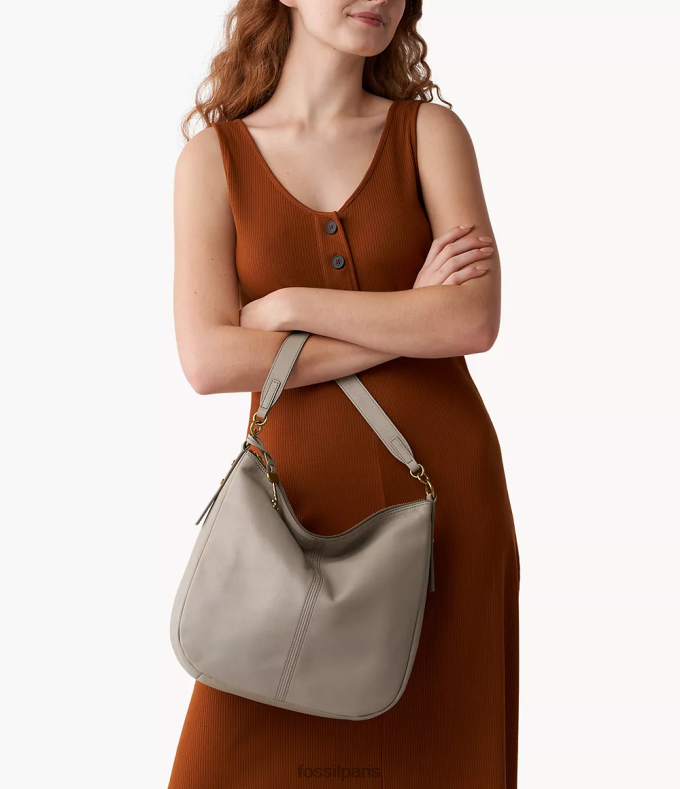 Fossil femmes gris jolie clocharde sac 0ZTD4664