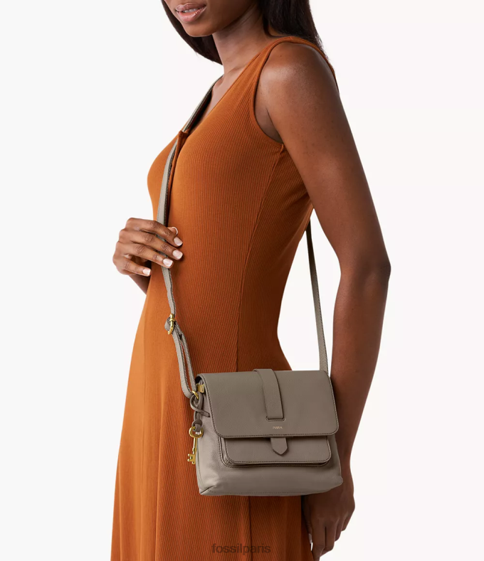Fossil femmes gris sac à bandoulière Kinley sac 0ZTD4652