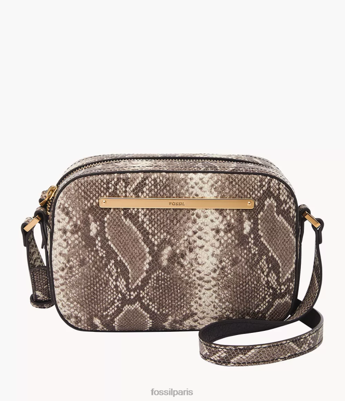 Fossil femmes imprimé serpent sac photo liza sac 0ZTD4352