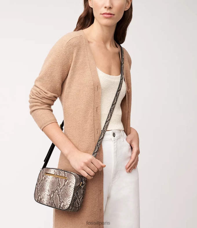 Fossil femmes imprimé serpent sac photo liza sac 0ZTD4352