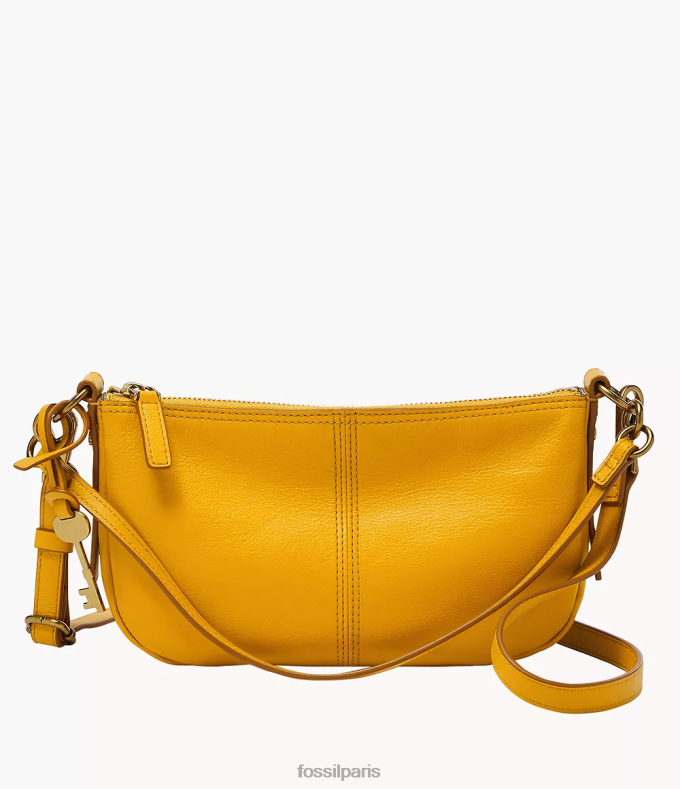 Fossil femmes jaune jolie baguette sac 0ZTD4469