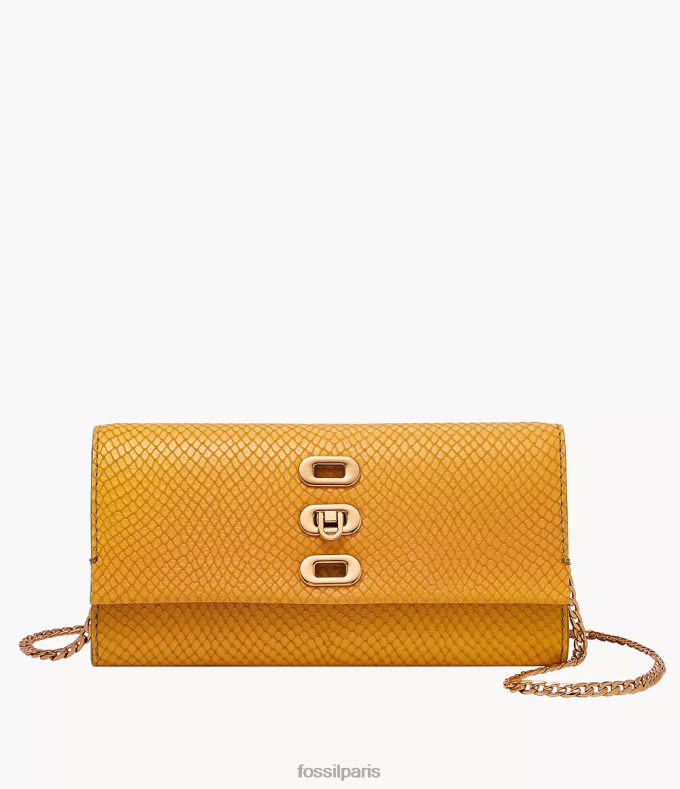 Fossil femmes jaune sac à bandoulière penrose sac 0ZTD4333