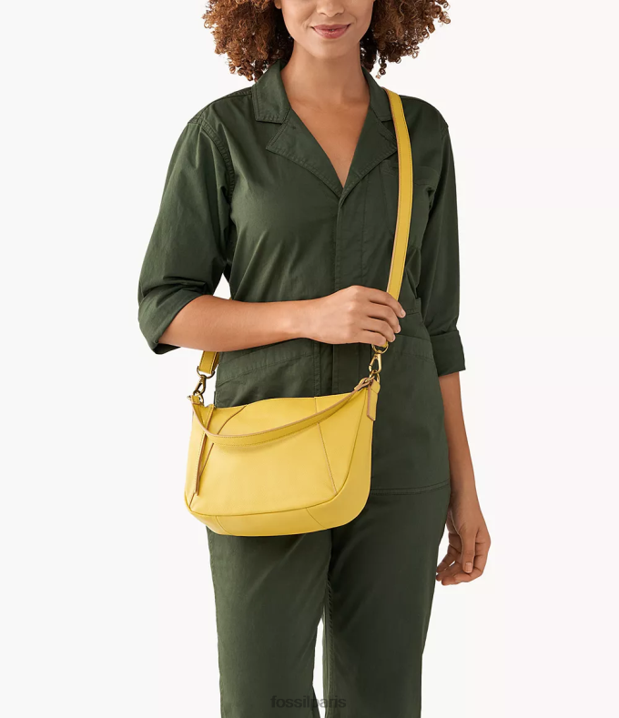 Fossil femmes jaune sac à bandoulière skylar sac 0ZTD4457