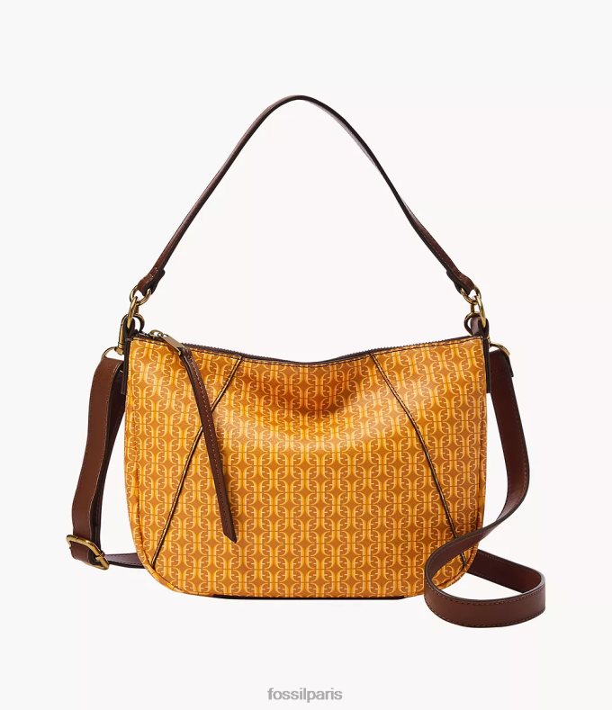 Fossil femmes jaune sac à bandoulière skylar sac 0ZTD4682