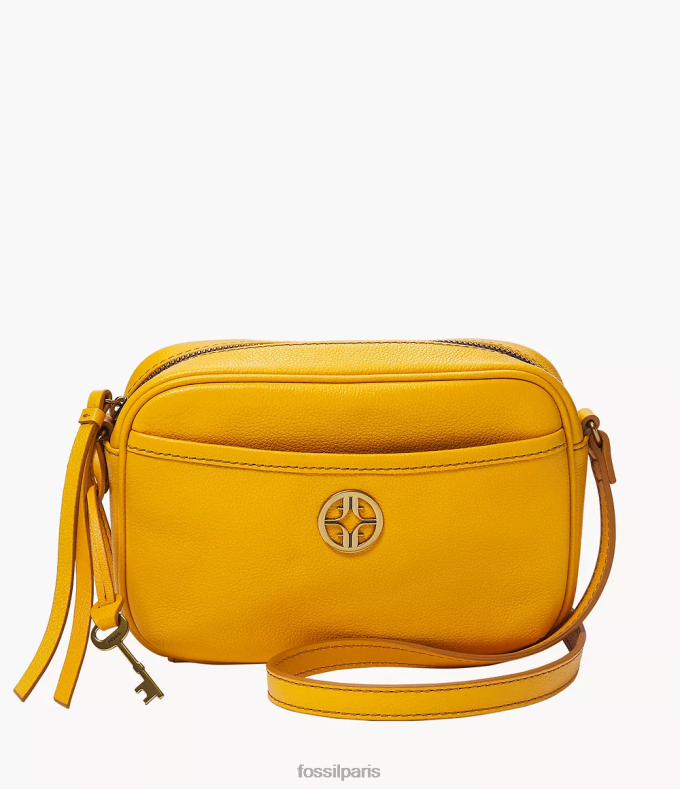 Fossil femmes jaune sac photo Brennon sac 0ZTD4646