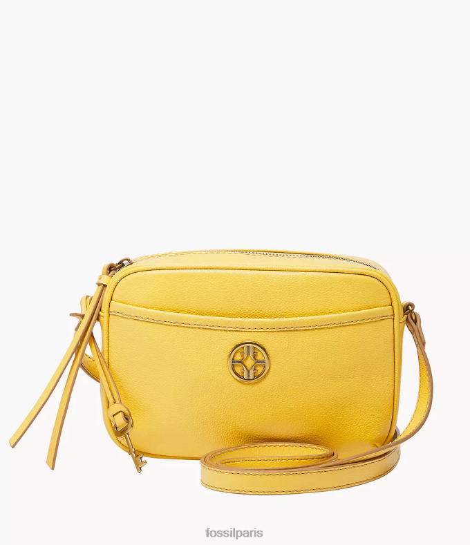 Fossil femmes jaune sac photo Brennon sac 0ZTD4655