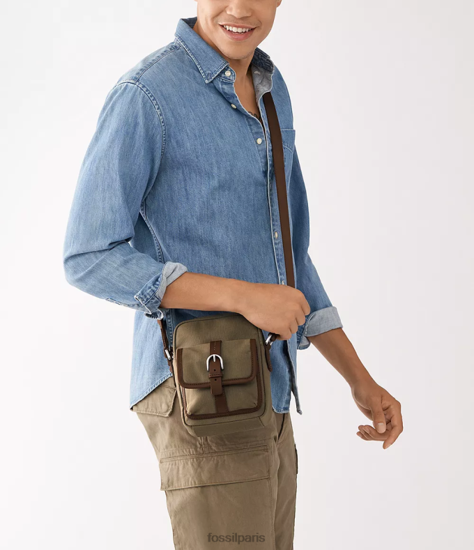 Fossil femmes kaki sac à bandoulière camden n/s sac 0ZTD41633