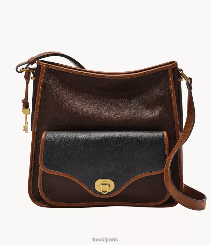 Fossil femmes marron foncé clochard du patrimoine sac 0ZTD4423