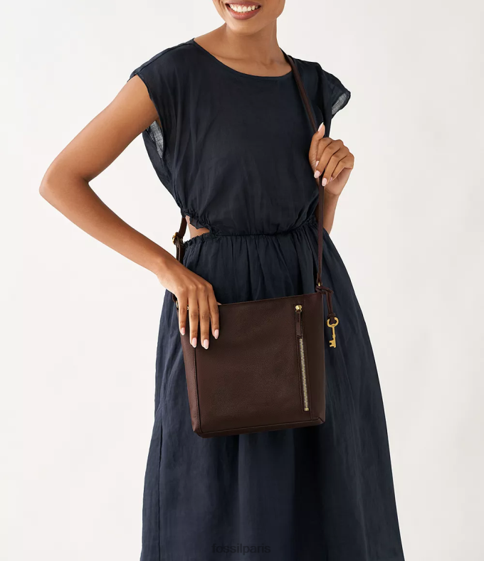 Fossil femmes marron foncé sac à bandoulière tara sac 0ZTD4683