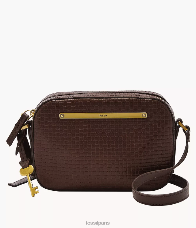 Fossil femmes marron foncé sac photo liza sac 0ZTD4561