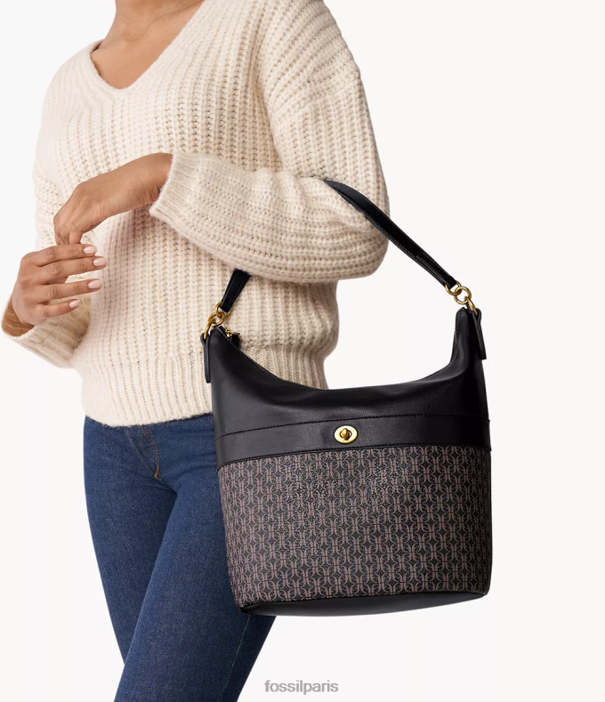 Fossil femmes noir Talulla clochard sac 0ZTD4577