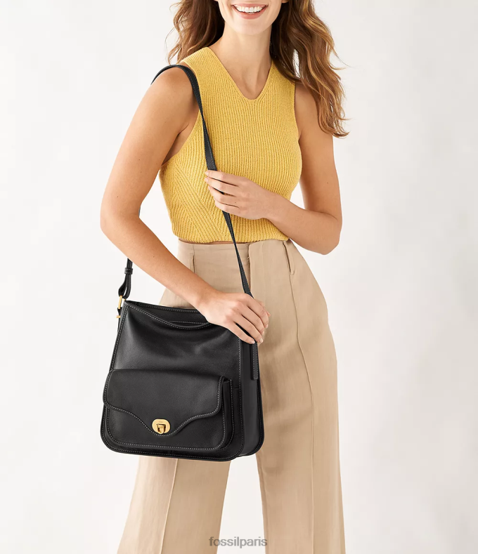 Fossil femmes noir clochard du patrimoine sac 0ZTD4382