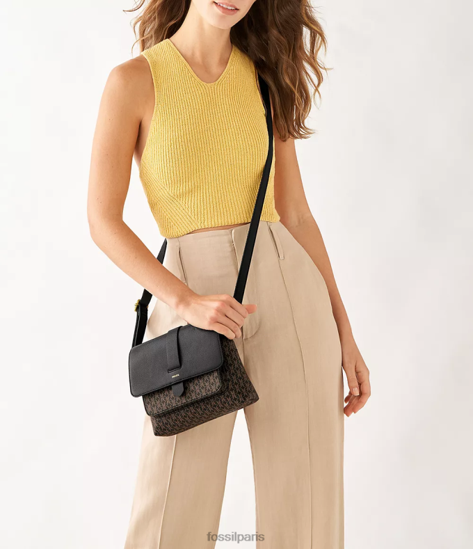 Fossil femmes noir petit sac à bandoulière Kinley sac 0ZTD4731