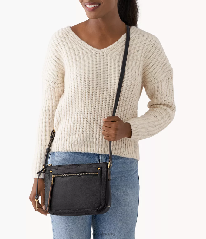 Fossil femmes noir sac à bandoulière farrah sac 0ZTD4592