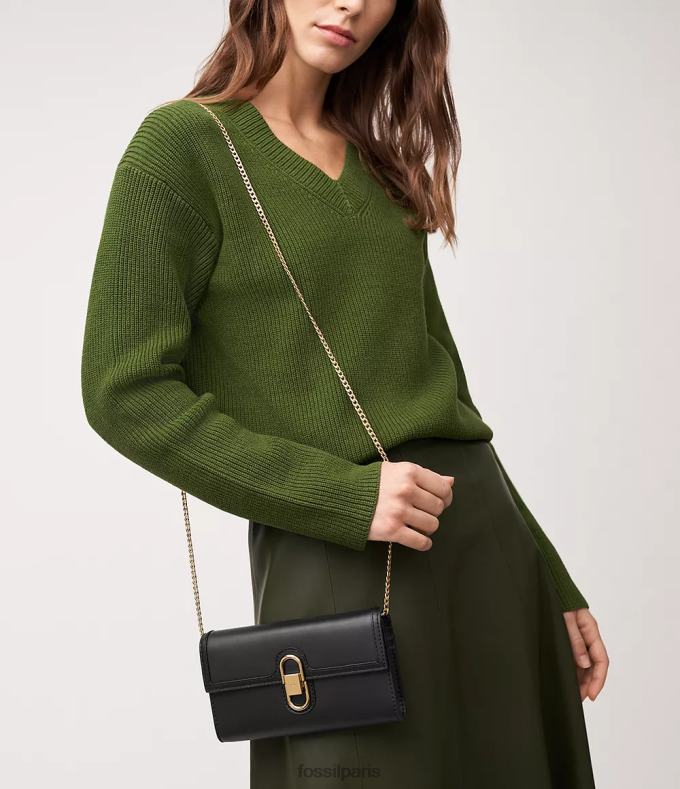 Fossil femmes noir sac à bandoulière portefeuille avondale sac 0ZTD4323