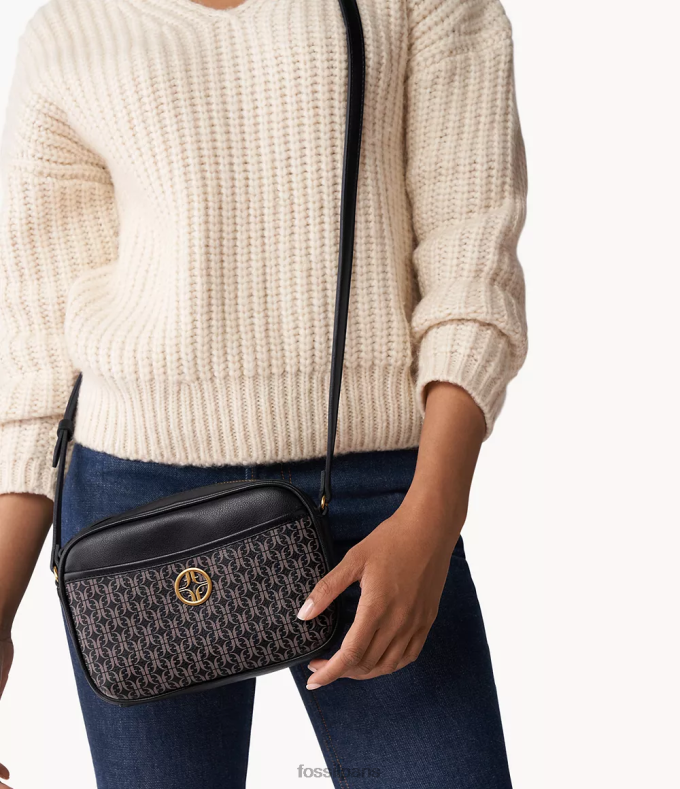 Fossil femmes noir sac photo Brennon sac 0ZTD4609