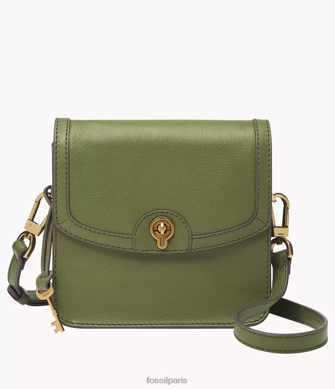 Fossil femmes olive petit sac à bandoulière ainsley sac 0ZTD4484