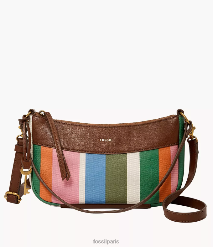 Fossil femmes rayures baguette skylar sac 0ZTD4649