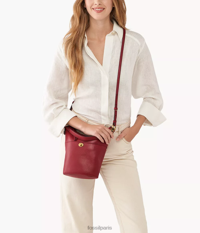 Fossil femmes rouge Talulla petit clochard sac 0ZTD4711