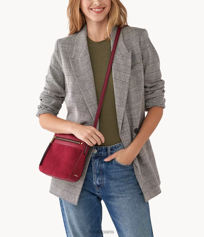 Fossil femmes rouge sac à bandoulière farrah sac 0ZTD4473