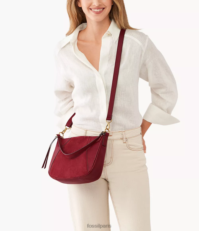 Fossil femmes rouge sac à bandoulière skylar sac 0ZTD4643