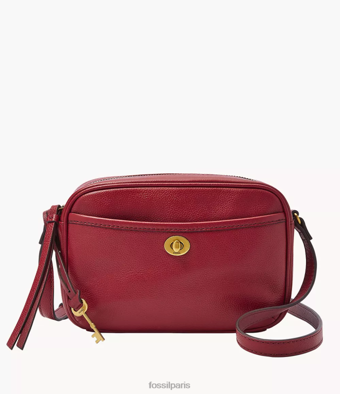 Fossil femmes rouge sac photo Brennon sac 0ZTD4547