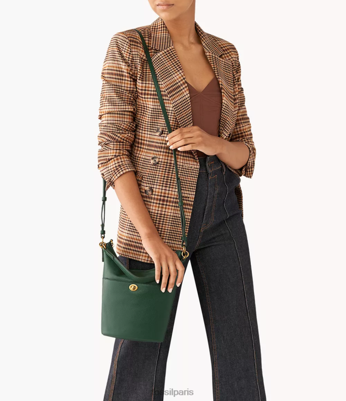 Fossil femmes vert Talulla petit clochard sac 0ZTD4715