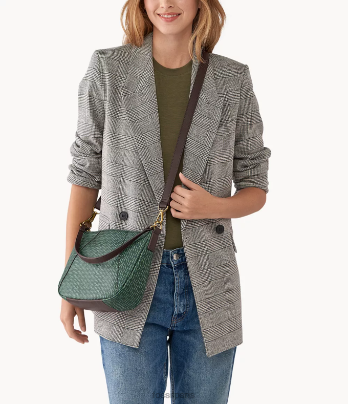 Fossil femmes vert sac à bandoulière skylar sac 0ZTD4619