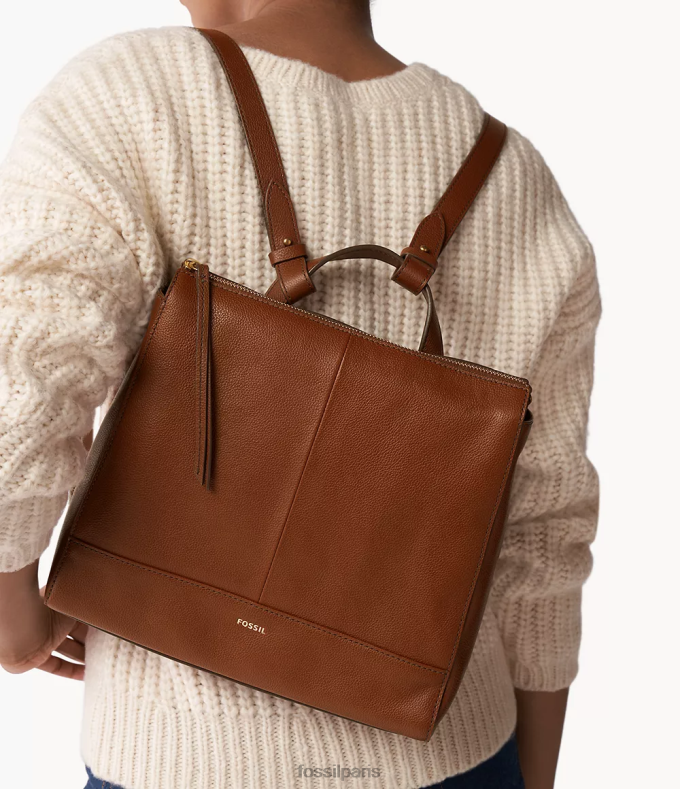 Fossil femmes brun petit sac à dos convertible elina sac 0ZTD4407