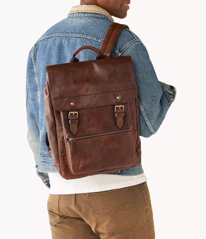 Fossil femmes marron foncé miles sac à dos sac 0ZTD41637