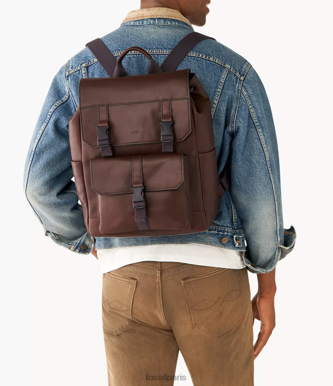Fossil femmes marron foncé sac à dos weston sac 0ZTD41644
