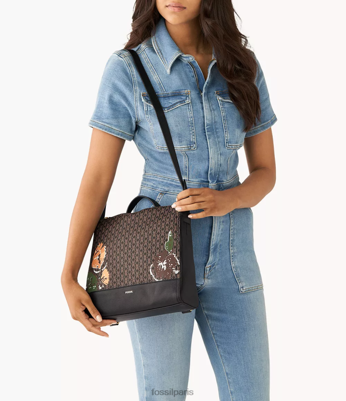 Fossil femmes noir petit sac à dos convertible elina sac 0ZTD4449