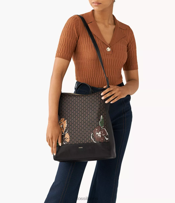 Fossil femmes noir sac à dos convertible elina sac 0ZTD4492