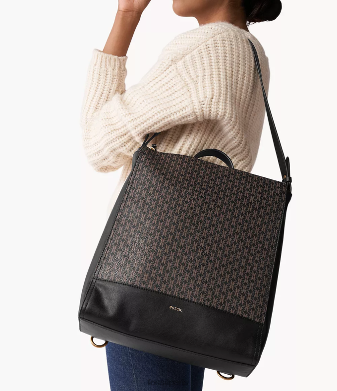 Fossil femmes noir sac à dos convertible elina sac 0ZTD4541