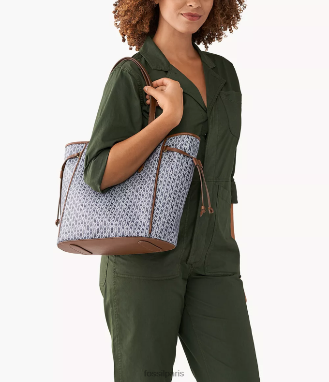 Fossil femmes bleu charli fourre-tout sac 0ZTD4703