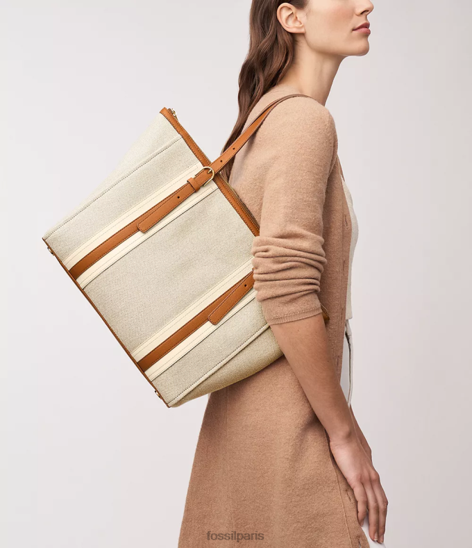 Fossil femmes brun clair sac fourre-tout Carlie sac 0ZTD4364