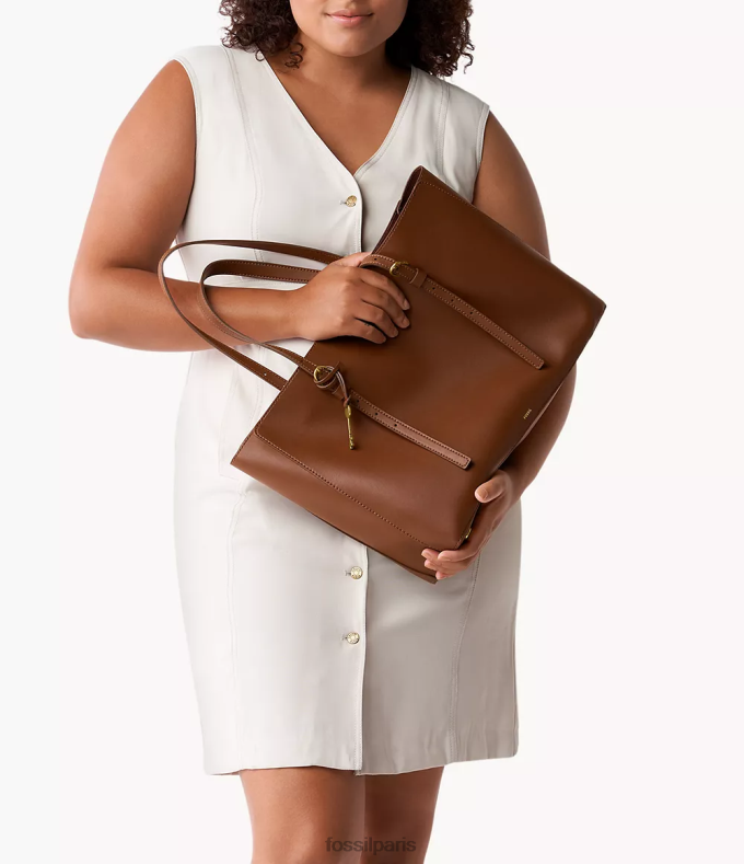 Fossil femmes brun sac à main en cuir cactus kier sac 0ZTD4373