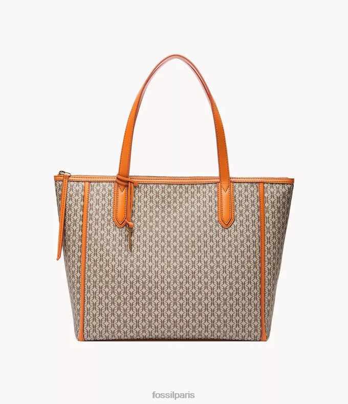 Fossil femmes orange fourre-tout Sydney sac 0ZTD4596