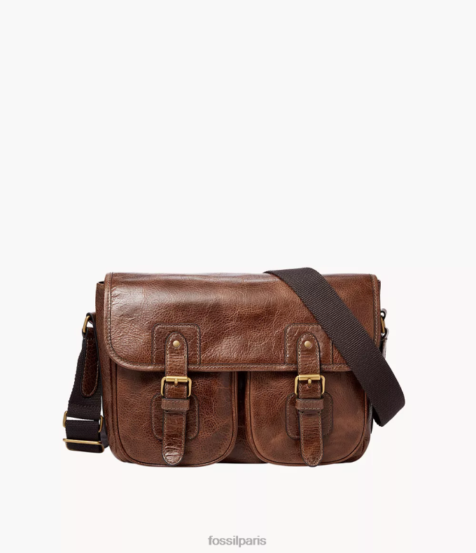 Fossil Hommes Cognac courrier de Greenville sac 0ZTD41619